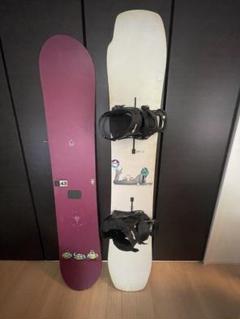 BURTON - まゆは　BURTON スノーボード158cm BURTONビンディング付 Burton MY TWIN 148cm スノーボード 板 ビンディング付き - メルカリ