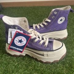 CONVERSE ALL STAR TREKWAVE 厚底パープル スニーカーのサムネイル