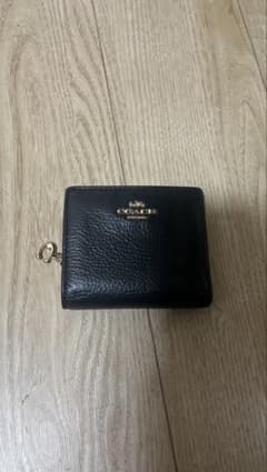 COACH 二つ折り財布 ブラックのサムネイル