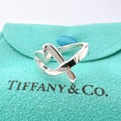 極美品 オールドティファニー ラビングハート リング 11.5号 シルバー925 極美品 オールドティファニー ラビングハート リング 11.5号 シルバー