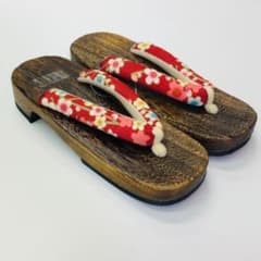 A34 新品未使用 浴衣用下駄 F(L)サイズ 24.5cmのサムネイル