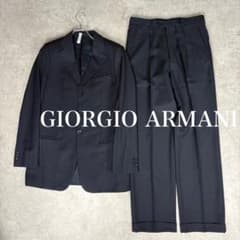 美品 ジョルジオアルマーニコレツォーニ セットアップ スーツ 46