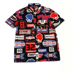 美品 LOVE MOSCHINO ラブモスキーノ 総柄シャツ フラッグ L 美品 LOVE MOSCHINO ラブモスキーノ 総柄シャツ フラッグ L - メルカリ
