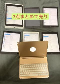 iPad 6台（Air1、Air2、第5世代×4＋ キーボードセット まとめ売りのサムネイル
