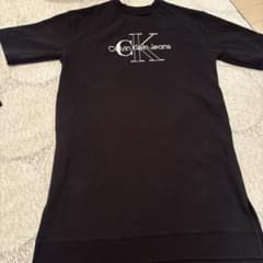 Calvin Klein Jeans 半袖ワンピースブラック Sのサムネイル