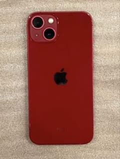 iPhone 13 RED バッテリー82% SIMフリー おまけ付 128GB - メルカリ