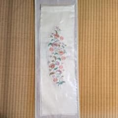 絹製　花柄半襟のサムネイル