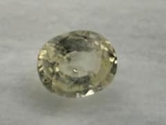 イエローサファイア　1.27ct　（ホワイトサファイア？） ルースのサムネイル