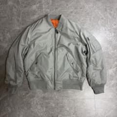 GU ma-1 フライトジャケット y2k グレー トレンド - メルカリ