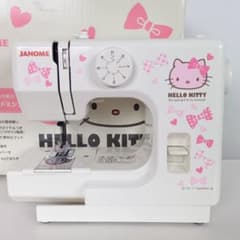 分解整備品 JANOME コンパクトミシン KT-W ハローキティ - メルカリ