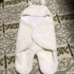 おくるみ　退院　冬産まれ　春産まれ　可愛い　もこもこ　ふわふわ　ねかしつけのサムネイル