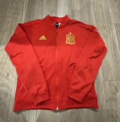 アディダス スペイン代表 サッカー トラックジャケット Lサイズ - メルカリ