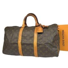 キーポル45 ルイヴィトン モノグラム ボストンバッグ ブラウン 茶 旅行