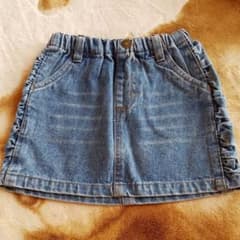 最終値下げ デニムスカート90cmのサムネイル