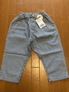 BREEZE ストレッチDAILY FAV PANTS_8分丈 ストライプパンツのサムネイル