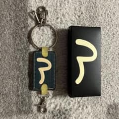 EVISU レザーキーホルダー キーリング - メルカリ