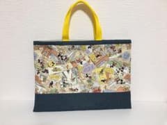 ☆ハンドメイド☆ミッキー柄レッスンバッグのサムネイル
