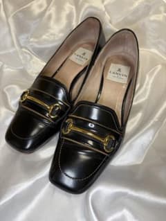 LANVIN ブラック ローファー 22cm - メルカリ
