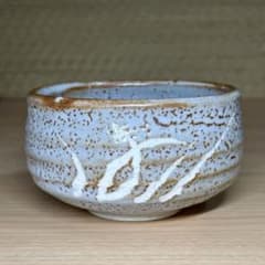 美濃焼 志野焼 秀山窯 加藤 秀三 鼠志野 茶碗 抹茶碗 茶道具 - メルカリ