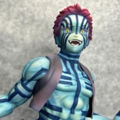 鬼滅の刃 猗窩座 リペイント フィギュア 一番くじ c賞 元箱オマケ