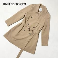 UNITED TOKYO トレンチコート ベージュ 1サイズ 2way - メルカリ