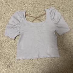w closetストライプ パフスリーブ Tシャツのサムネイル