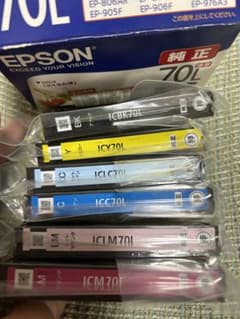 EPSON 純正インクカートリッジ IC6CL70L 6色パックのサムネイル