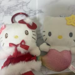 ハローキティ ぬいぐるみマスコット 2個セットのサムネイル