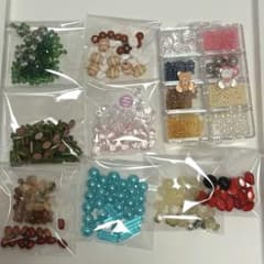 Thumbnail of ビーズ まとめ売り ハンドメイドアクセサリー 木材ビーズ パール 手芸