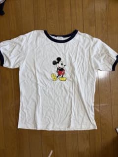 Disney ミッキーマウス リンガーTシャツ ホワイトのサムネイル