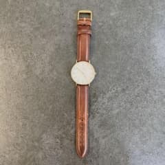 値下げDaniel Wellington 腕時計 ホワイト/ブラウン 匿名発送のサムネイル