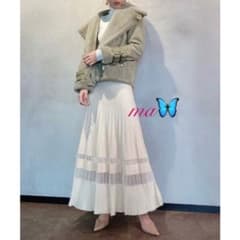 eimy istoire♡新品♡即完売♡シアーコンビプリーツニットスカート♥️のサムネイル
