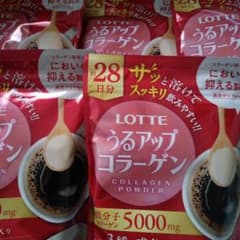 LOTTE うるアップコラーゲン パウダー 28日分 5000mg✕5個 - メルカリ