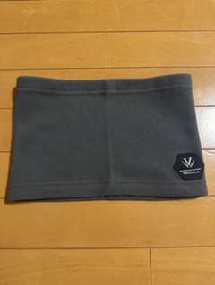 バスケット グレー フリース ネックウォーマーのサムネイル