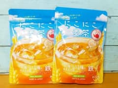 【おやさい子供麦茶】にこにこ麦茶 2個セット パウダー 国産大麦100%のサムネイル