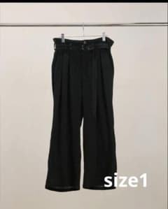 ANCELLM 26SS BELTED CREPE TUCK SLACKS - メルカリ