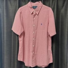 Ralph Lauren ギンガムチェック 半袖シャツ XLのサムネイル