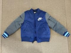 NIKE スタジャン ジャケット ネイビー グレーのサムネイル