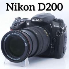Nikon D200 ボディ 18-200mm 高倍率ズームレンズ 三脚付き - メルカリ