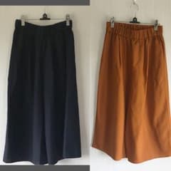 ガウチョパンツ ワイドパンツ 二枚組のサムネイル