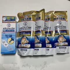 【値下げ】メンソレータム メディクイックH 頭皮シャンプー4パックローション1箱のサムネイル