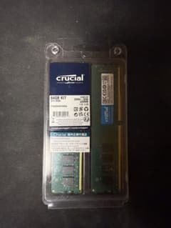 Crucial DDR4-3200 64GB (2 X 32GB)のサムネイル