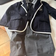 COMME CA ISM フォーマルスーツ 100A ネイビーのサムネイル