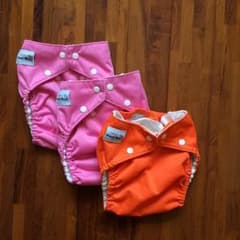 ひよこ様専用 布おむつカバーfuzzi bunz3枚のサムネイル