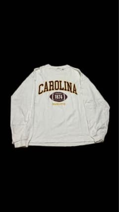 WEGO カレッジロゴ ロングスリーブTシャツ ホワイト Lのサムネイル