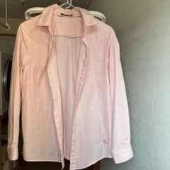 Burberry ピンク ストライプ シャツ 44のサムネイル