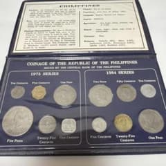 フィリピン 記念硬貨 セット1975/1984年シリーズ 中央銀行ケース付