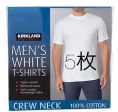 コストコカークランド メンズ白Tシャツ Mサイズのサムネイル