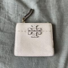 TORY BURCH 二つ折り財布 ベージュのサムネイル