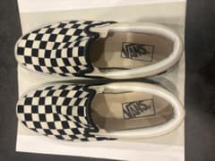 VANS スリッポン チェッカーフラッグ柄のサムネイル